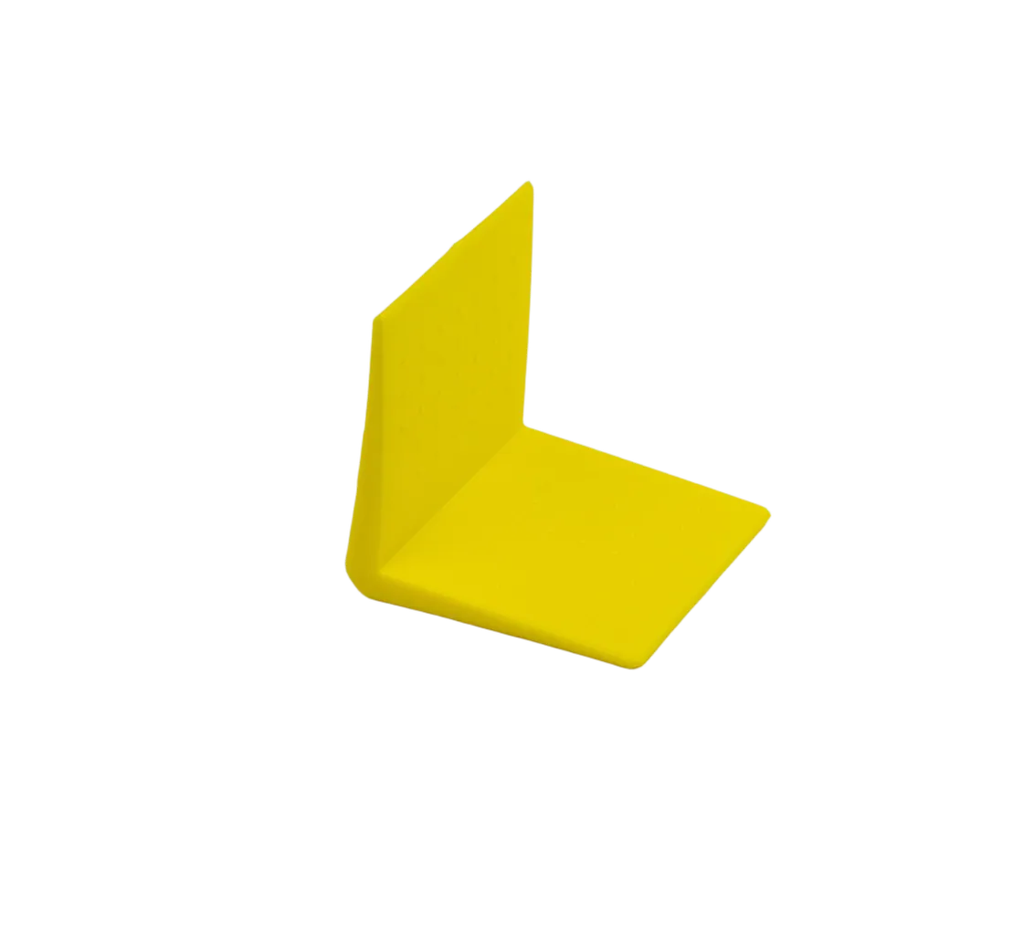 1 inch corner protector seen from the open V side