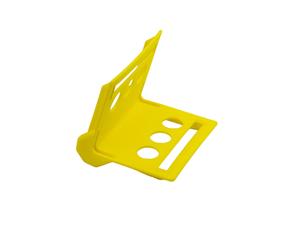 2 inch corner protector with three recessed strap slots in each wing